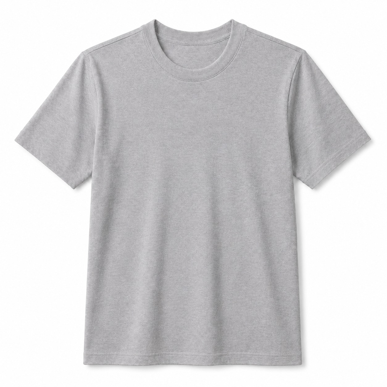 100% Cotton Plain T-Shirt for Kids – Ash Grey Flatlay